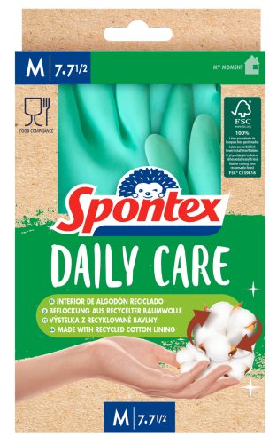 Spontex Daily Care gumikesztyű M