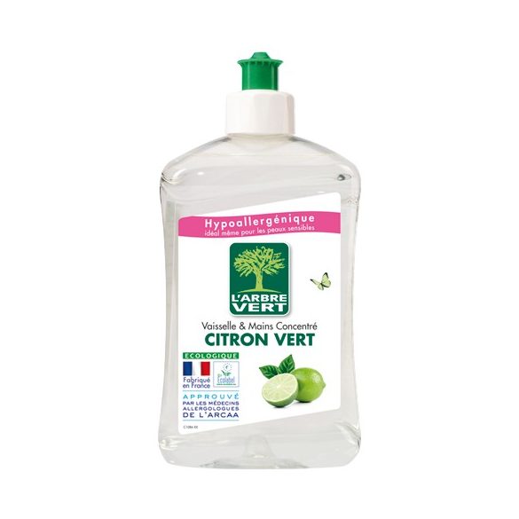 L'Arbre Vert Öko mosogatószer zöld citrom illattal 500ml