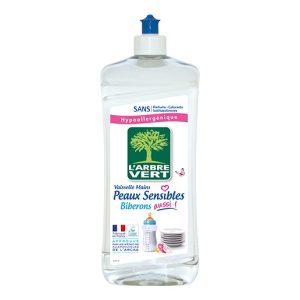 L'Arbre Vert öko mosogatószer Érzékeny bőrre 750ml