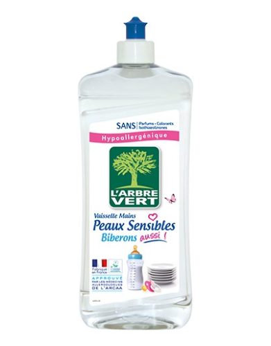 L'Arbre Vert öko mosogatószer Érzékeny bőrre 750ml