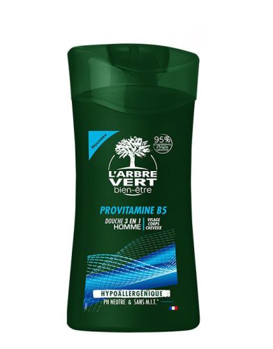 L'Arbre Vert 3 in 1 tusfürdő férfiaknak 250ml