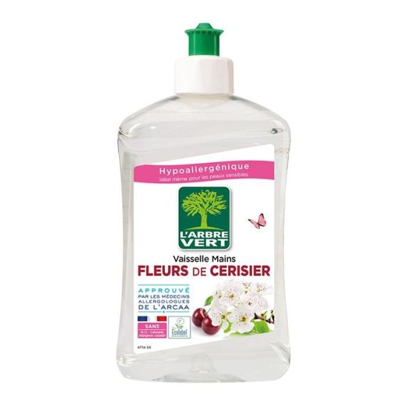L'Arbre Vert Öko mosogatószer cseresznyevirág illattal 500ml
