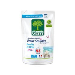   L'Arbre Vert öko textilöblítő utántöltő Érzékeny bőrre 800ml