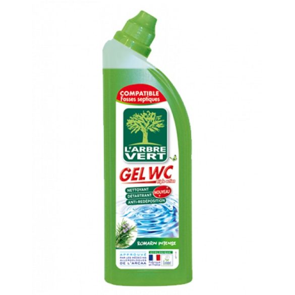 L'Arbre Vert öko WC tisztító gél rozmaring illattal 740ml