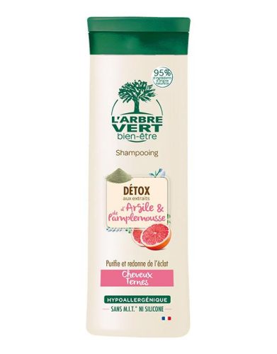 L'Arbre Vert tisztító sampon Agyag és Grapefruit 250ml