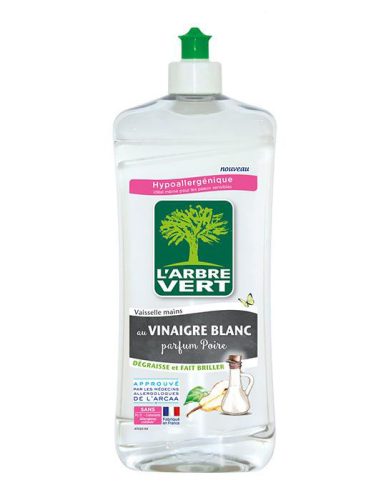 L'Arbre Vert öko mosogatószer Fehér ecet és Körte 750ml