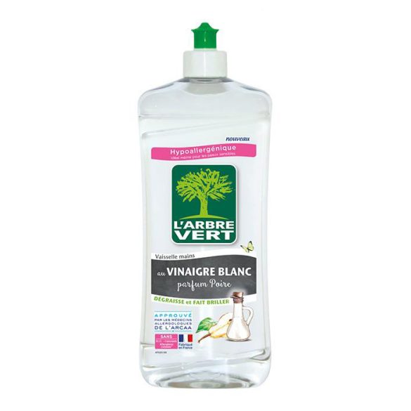 L'Arbre Vert Öko mosogatószer fehér ecettel,  körte illattal 750ml