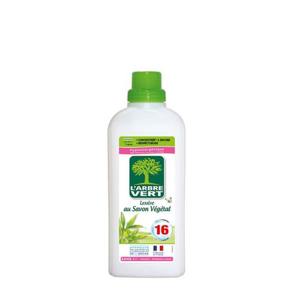 L'Arbre Vert Folyékony öko mosószer koncentrátum növényi szappannal 720ml