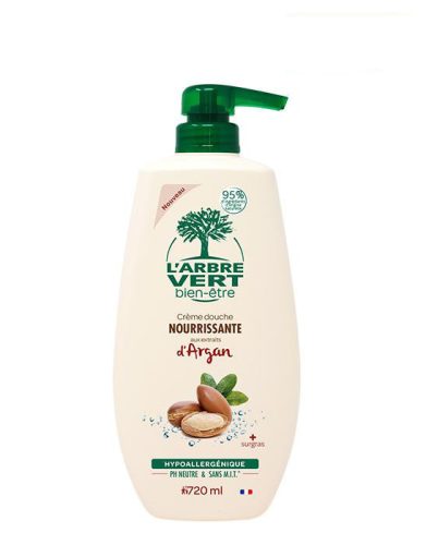 L'Arbre Vert tápláló krémtusfürdő Argánolaj 720ml