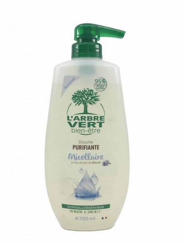 L'Arbre Vert micellás tusfürdő Búzavirág 720ml