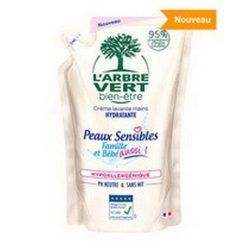   L'Arbre Vert folyékony öko szappan utántöltő Érzékeny bőrre 300ml