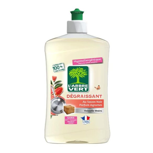 L'Arbre Vert öko mosogatószer Fekete szappan 500ml