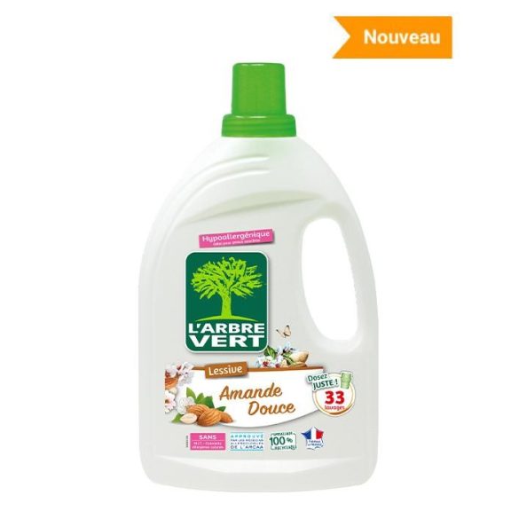L'Arbre Vert folyékony öko mosószer koncentrátum Mandula 1,5L