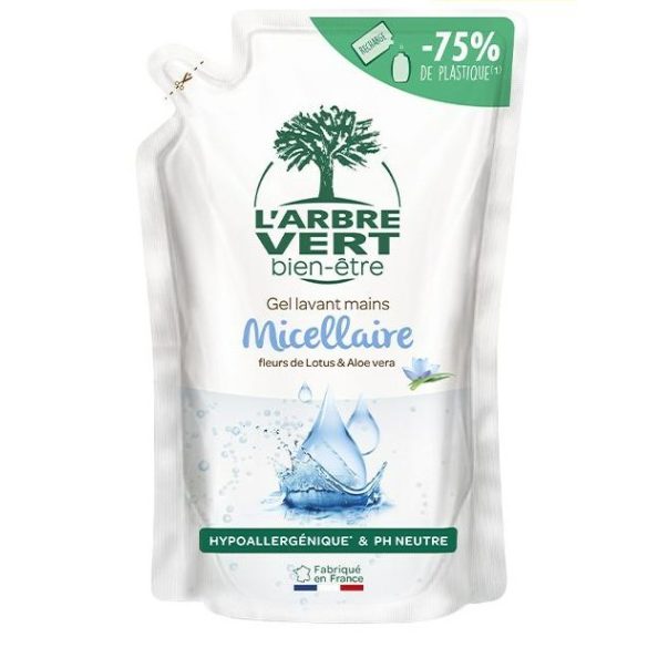 L'Arbre Vert Folyékony szappan utántöltő Micelláris 300ml