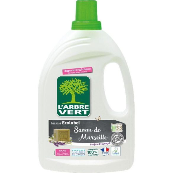 L'Arbre Vert folyékony öko mosószer koncentrátum Marseille szappan 1,5L