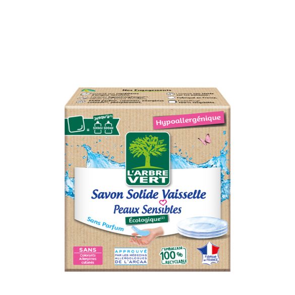 L'Arbre Vert öko mosogató szappan Érzékeny bőrre 125g