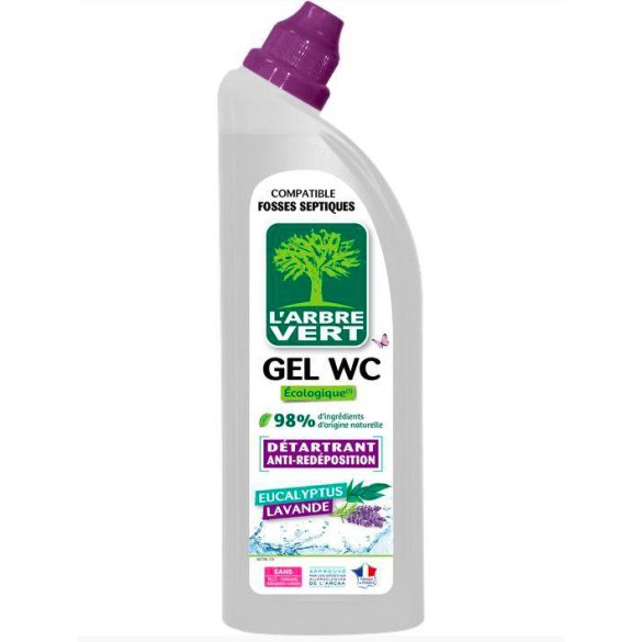 L'Arbre Vert öko WC tisztító gél levendula-eukaliptusz illattal 750ml