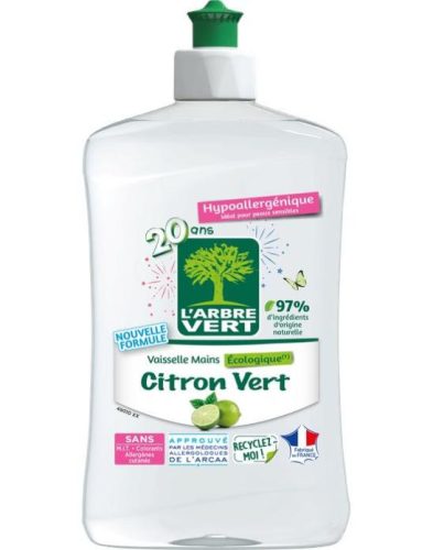 L'Arbre Vert öko mosogatószer Zöldcitrom 500ml