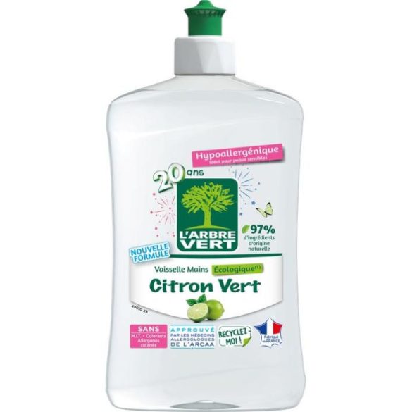 L'Arbre Vert öko mosogatószer Zöldcitrom 500ml
