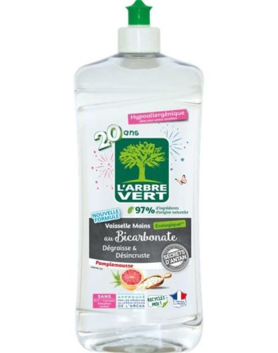 L'Arbre Vert öko mosogatószer Grapefruit és Szódabikarbóna 750ml