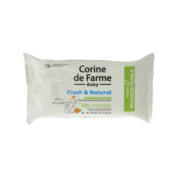 Corine de Farme Baba nedves törlőkendő Fresh&Natural 56db