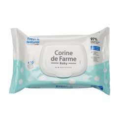 Corine de Farme Baba nedves törlőkendő Fresh&Natural 70db