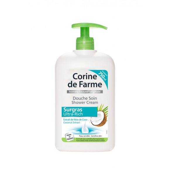 Corine de Farme pumpás krémtusfürdő kókuszdió kivonattal 750ml