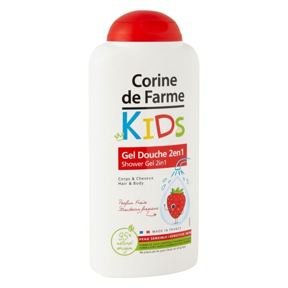 Corine de Farme Kids 2 in 1 tusfürdő Eper 250ml