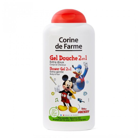 Corine de Farme Disney 2 in 1 tusfürdő "Mickey Mouse" 250ml