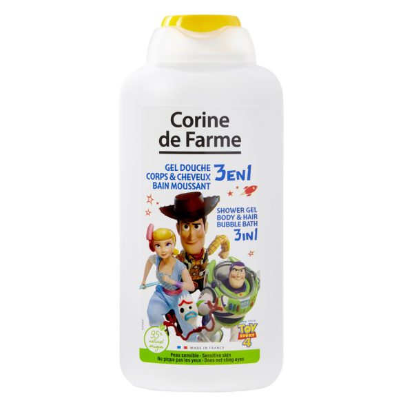 Corine de Farme Toy Story 3 az 1-ben tusfürdő, sampon és habfürdő gyerekeknek 500ml