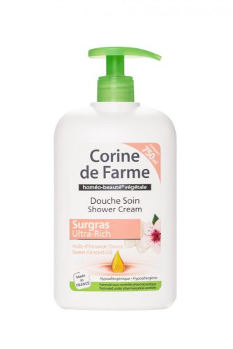 Corine de Farme pumpás krémtusfürdő Mandula olaj 750ml