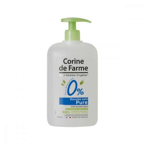 Corine de Farme Pure pumpás tusfürdő Érzékeny bőrre 750ml