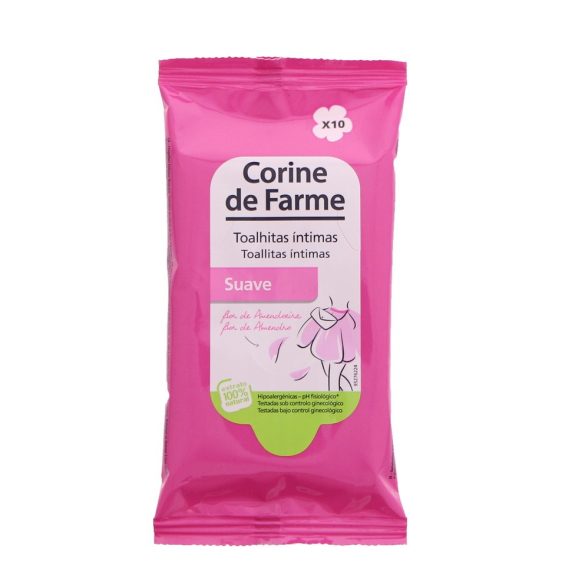 Corine de Farme intim törlőkendő extra szenzitív 10db