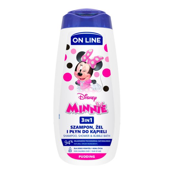 On Line tusfürdő és sampon 3in1 Disney Minnie 400ml