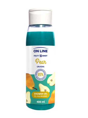 On Line tusfürdő Fruity shot Körte 400ml