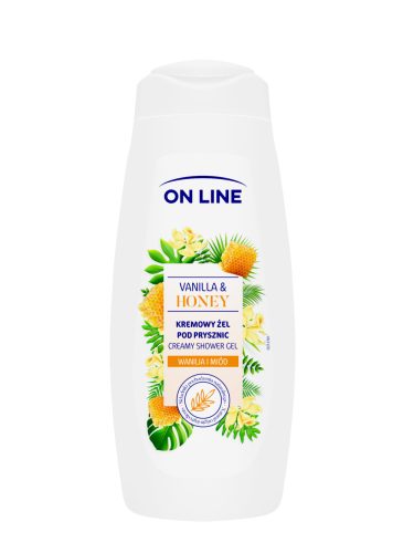 On Line krémtusfürdő Vanília&Méz 400ml