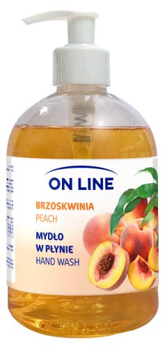 On Line folyékony szappan Barack 490ml