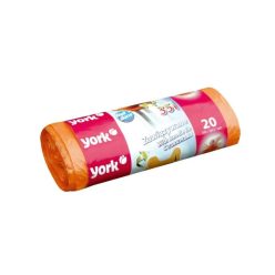 York kötőfüles szemeteszsák 35L 20db