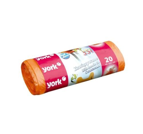 York kötőfüles szemeteszsák 35L 20db