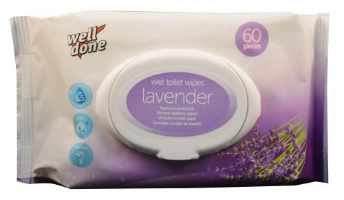 Well Done nedves toalettpapír Lavender 60db