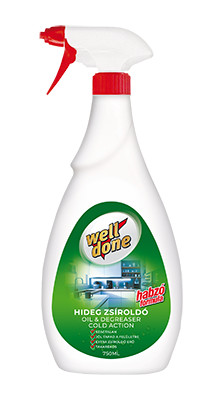 Well done hideg zsíroldó 750ml – Habzó Formula, szagtalan