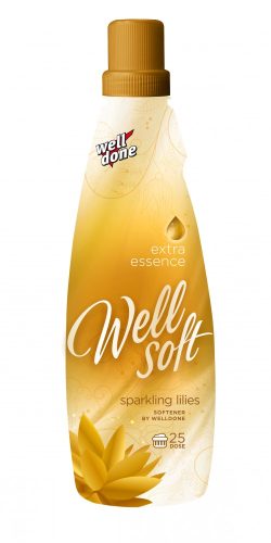 Well Done Wellsoft öblítő Sparkling Lilies arany 1L