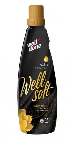 Well Done Wellsoft öblítő Black Night fekete 1L