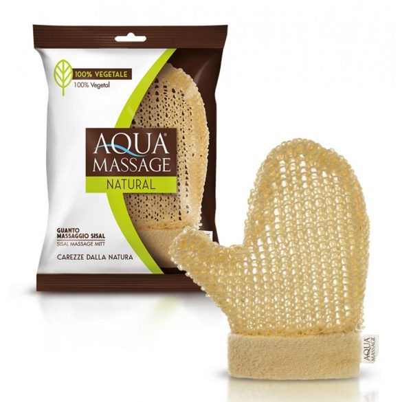 Aqua Massage Natural Sisal fürdőkesztyű