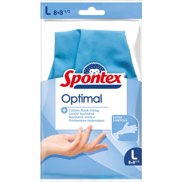 Spontex Optimal gumikesztyű L