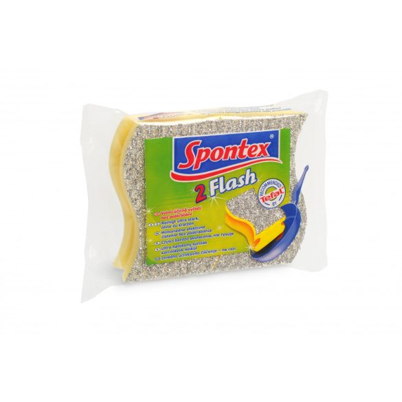 Spontex Flash teflon mosogatószivacs 2 db